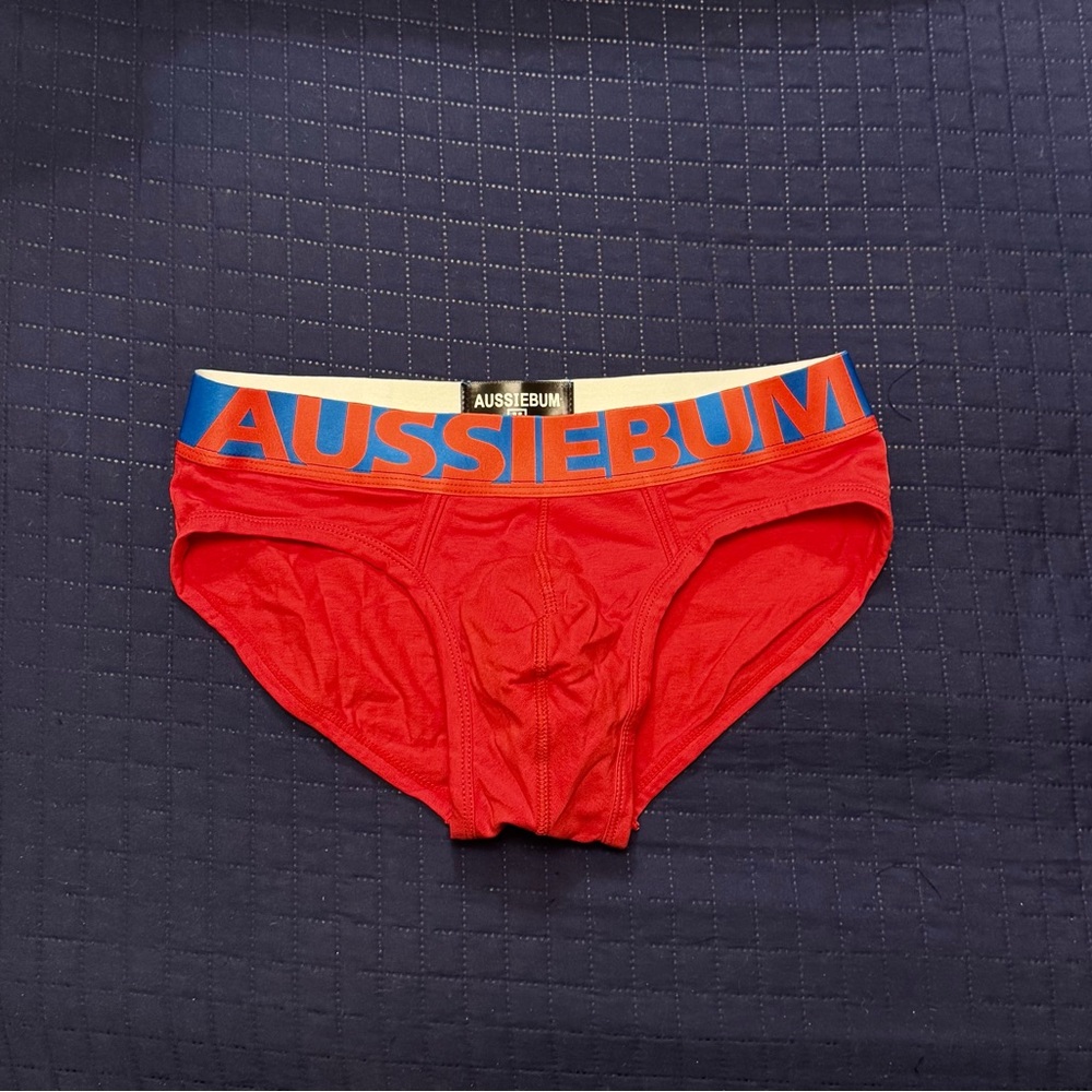 Aussiebum Red Briefs. Medium. New.